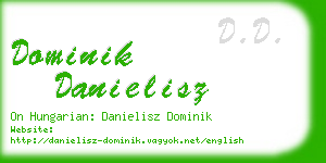 dominik danielisz business card